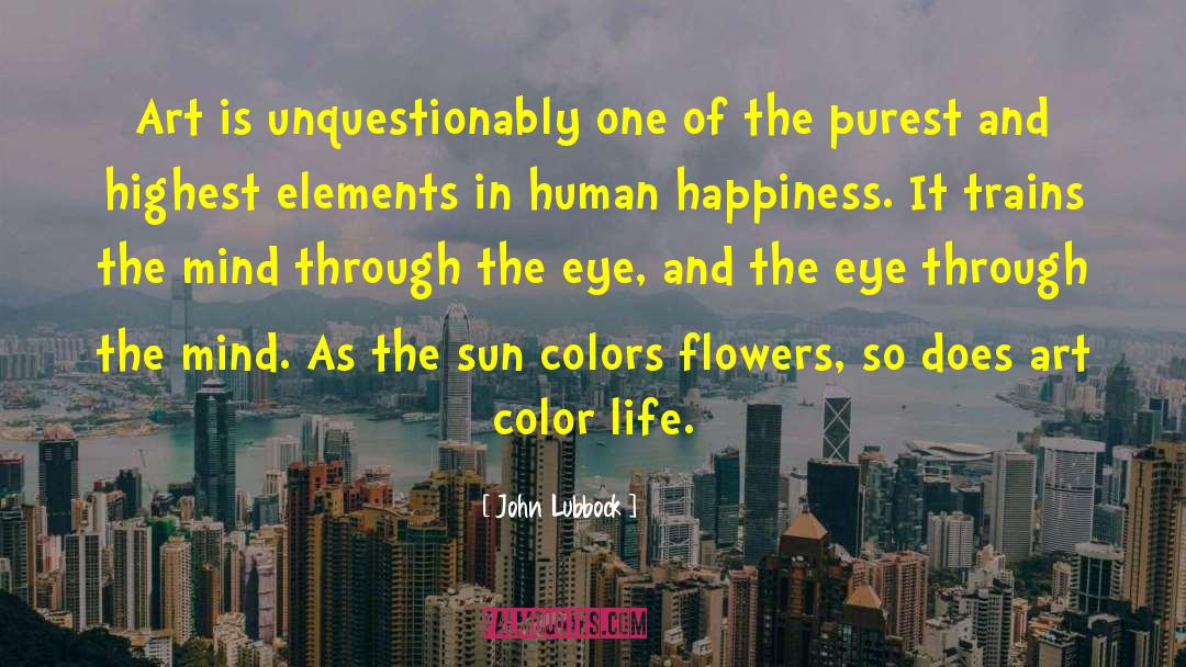 Nature Art quotes by John Lubbock