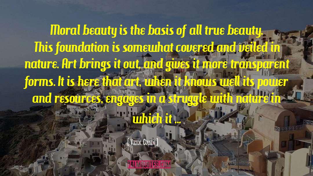 Nature Art quotes by Victor Cousin