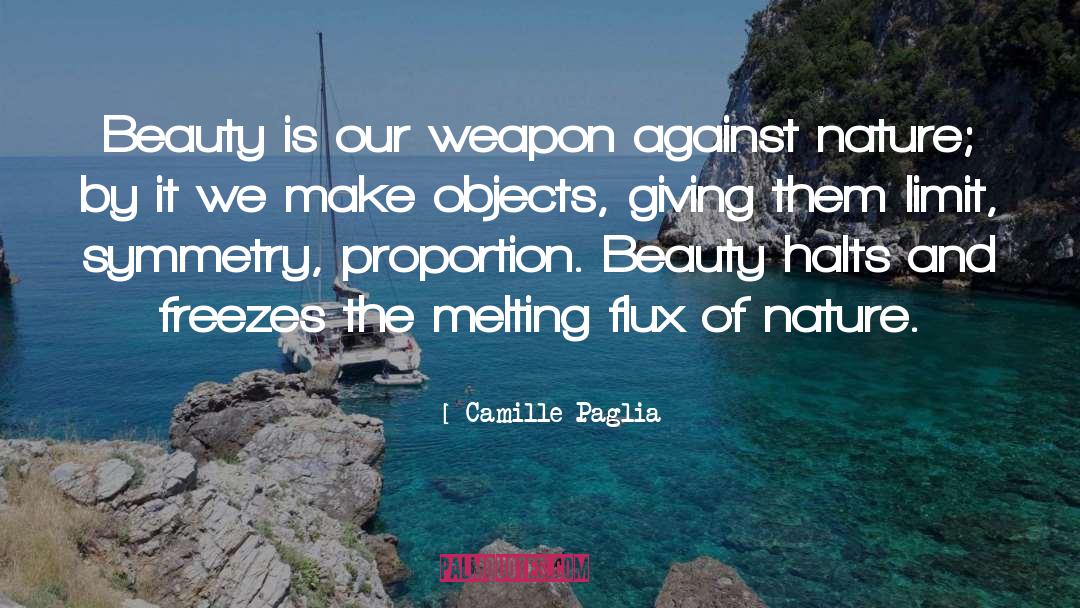 Nature Beauty quotes by Camille Paglia