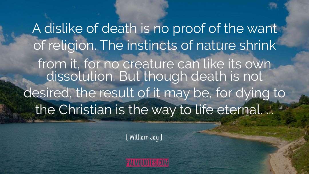 Nature Death quotes by William Jay