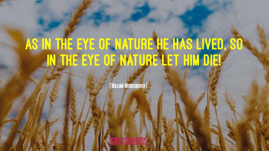Nature Death quotes by William Wordsworth
