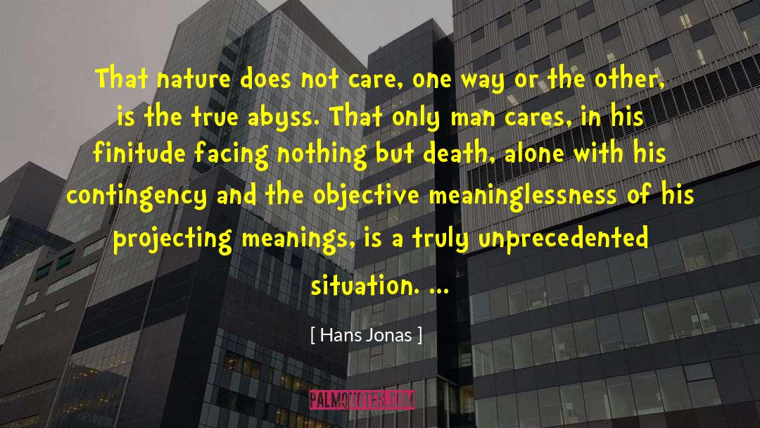 Nature Death quotes by Hans Jonas
