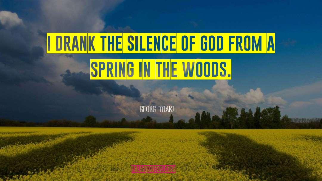 Nature God quotes by Georg Trakl