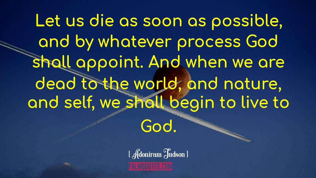 Nature God quotes by Adoniram Judson