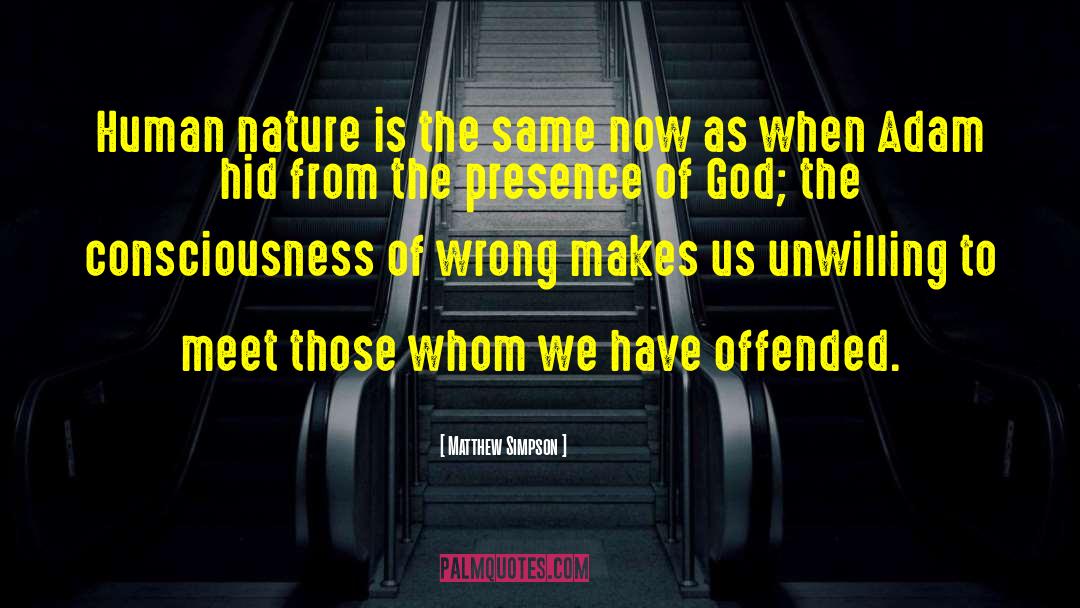 Nature God quotes by Matthew Simpson