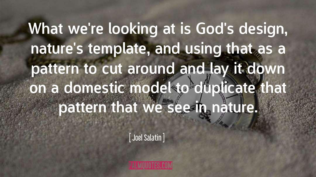 Nature God quotes by Joel Salatin
