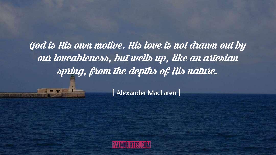 Nature God quotes by Alexander MacLaren
