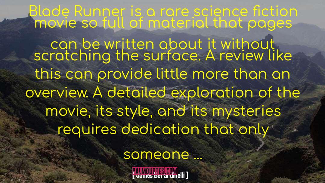 Nature In Blade Runner quotes by James Berardinelli