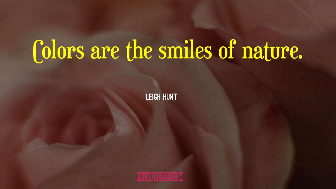 Nature Inspirational quotes by Leigh Hunt