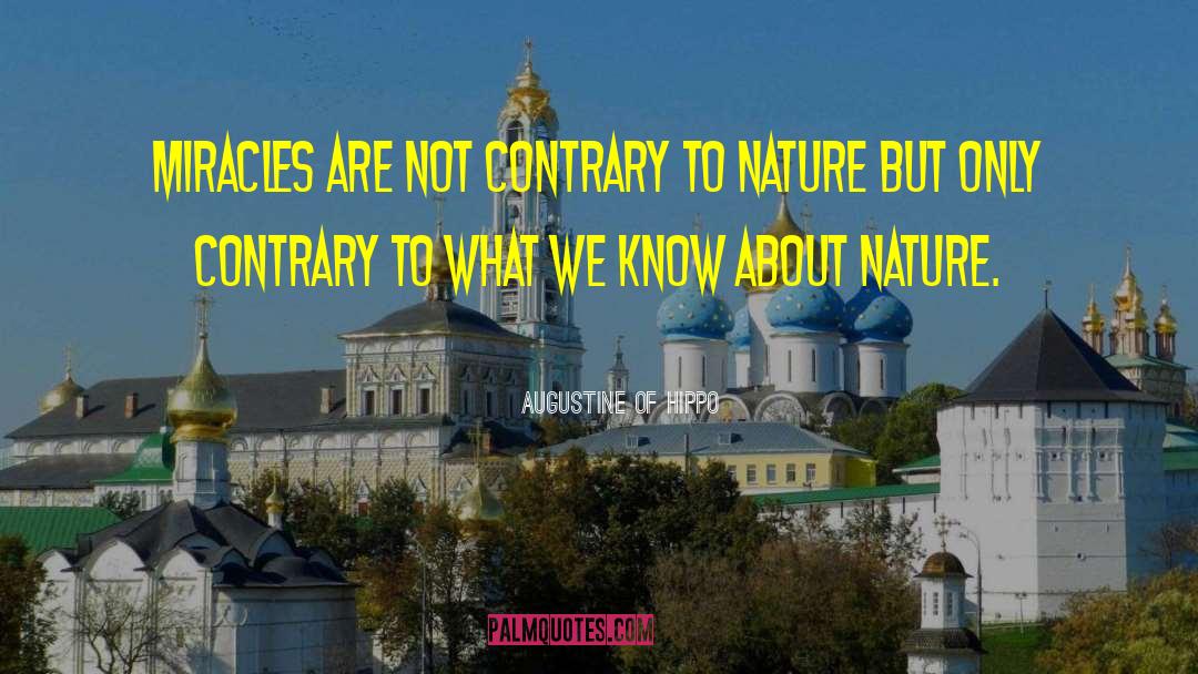 Nature Inspirational quotes by Augustine Of Hippo