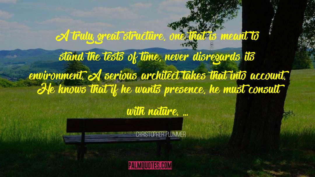 Nature Inspirational quotes by Christopher Plummer