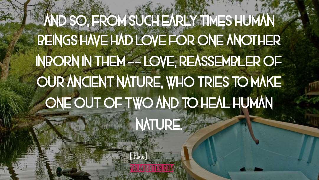 Nature Love quotes by Plato