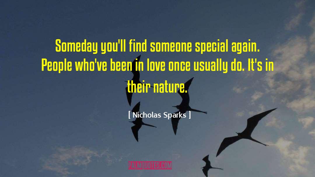 Nature Love quotes by Nicholas Sparks
