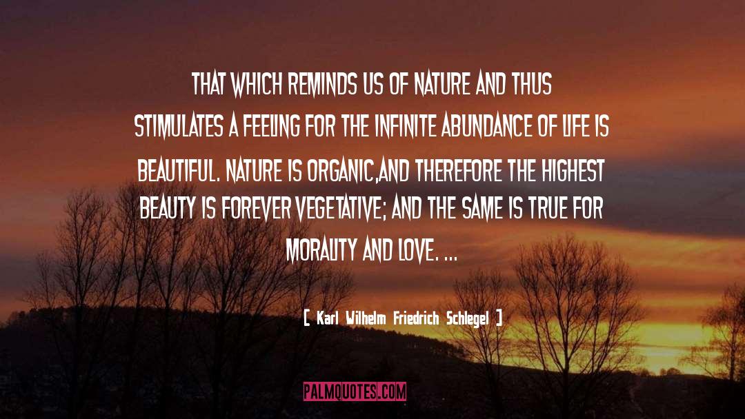 Nature Love quotes by Karl Wilhelm Friedrich Schlegel