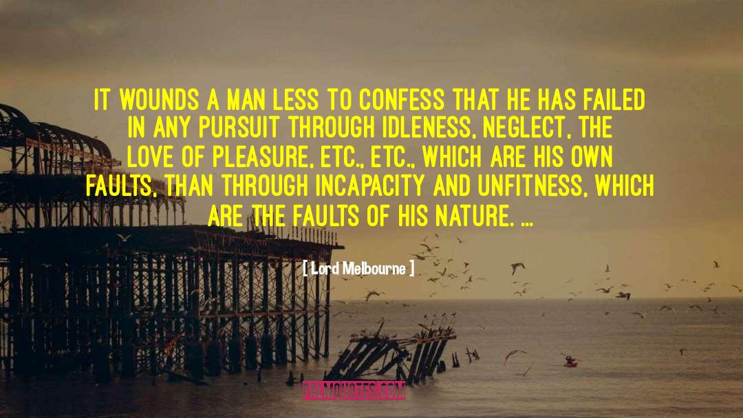 Nature Love quotes by Lord Melbourne