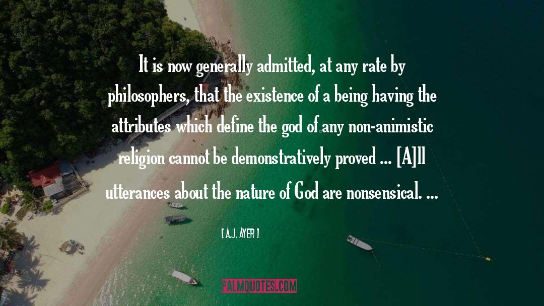 Nature Of God quotes by A.J. Ayer