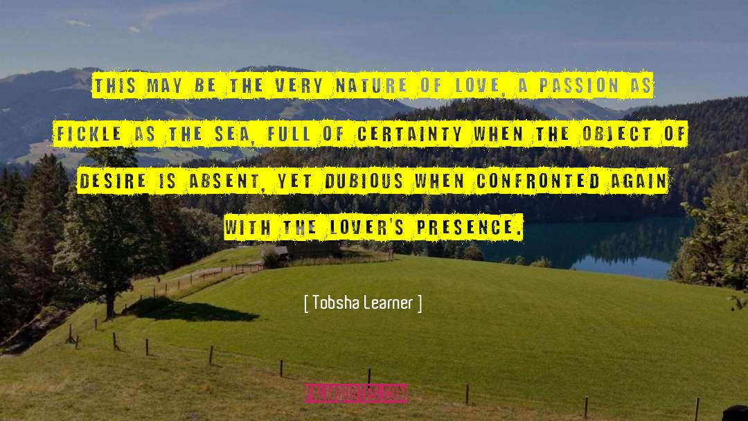 Nature Of Love quotes by Tobsha Learner