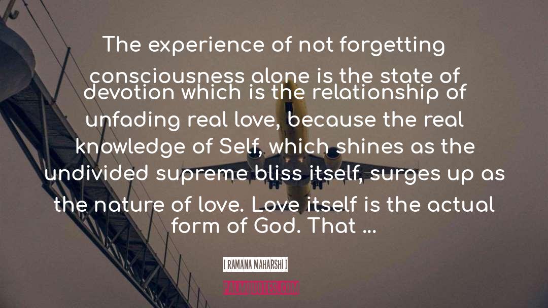 Nature Of Love quotes by Ramana Maharshi