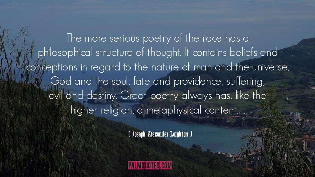 Nature Of Man quotes by Joseph Alexander Leighton