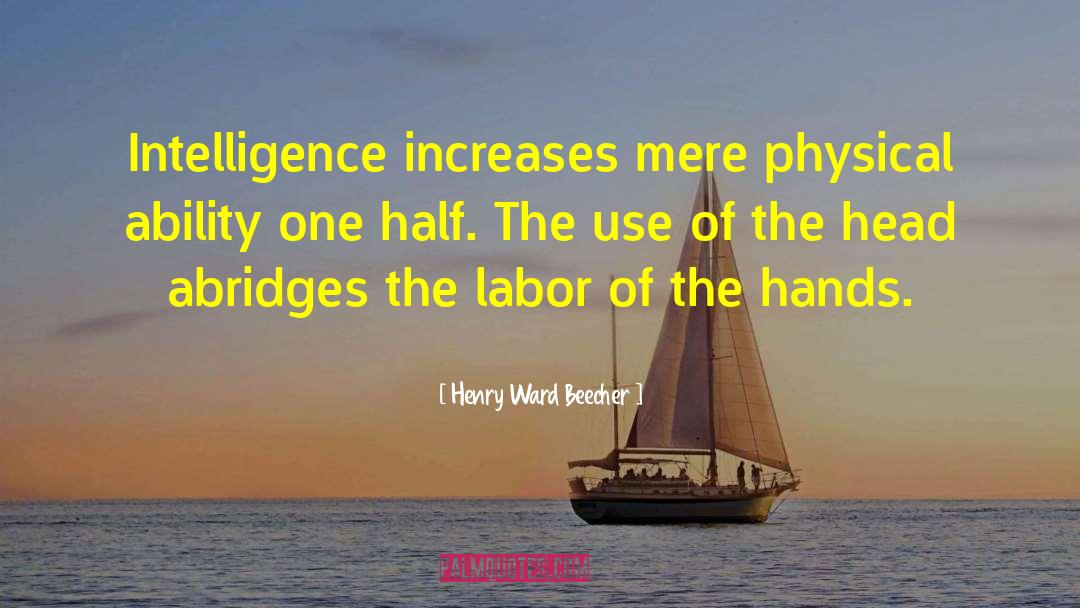 Nature Of Science quotes by Henry Ward Beecher