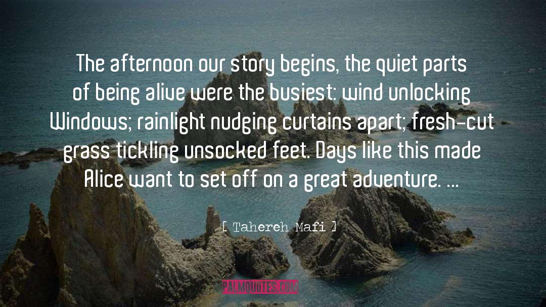 Nature Of Writing quotes by Tahereh Mafi
