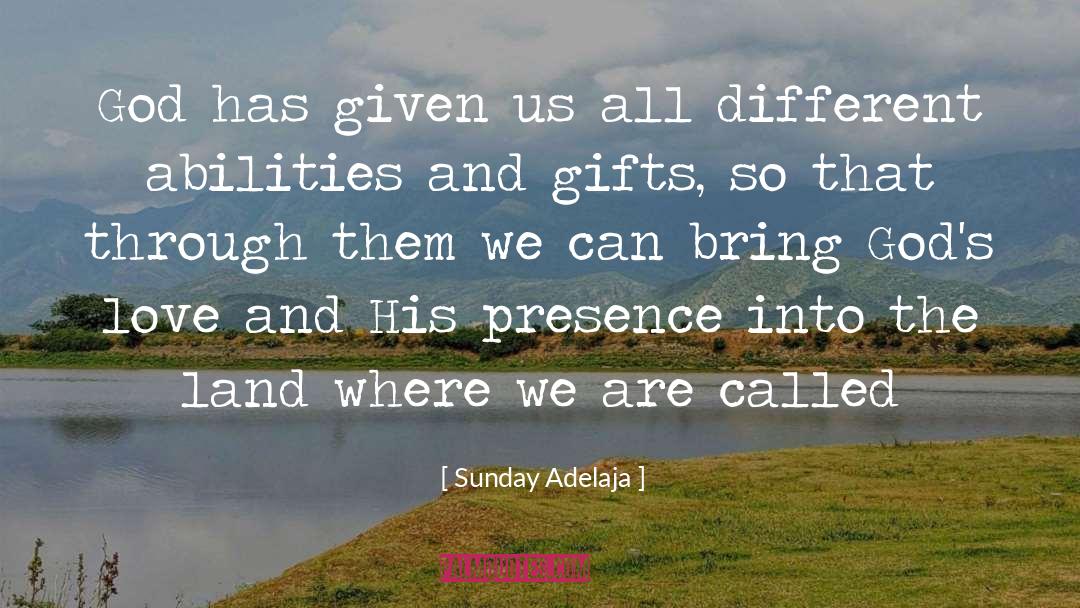 Nature S God quotes by Sunday Adelaja