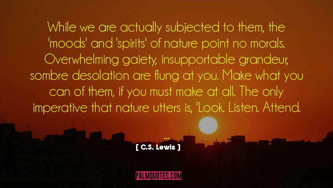 Nature S God quotes by C.S. Lewis