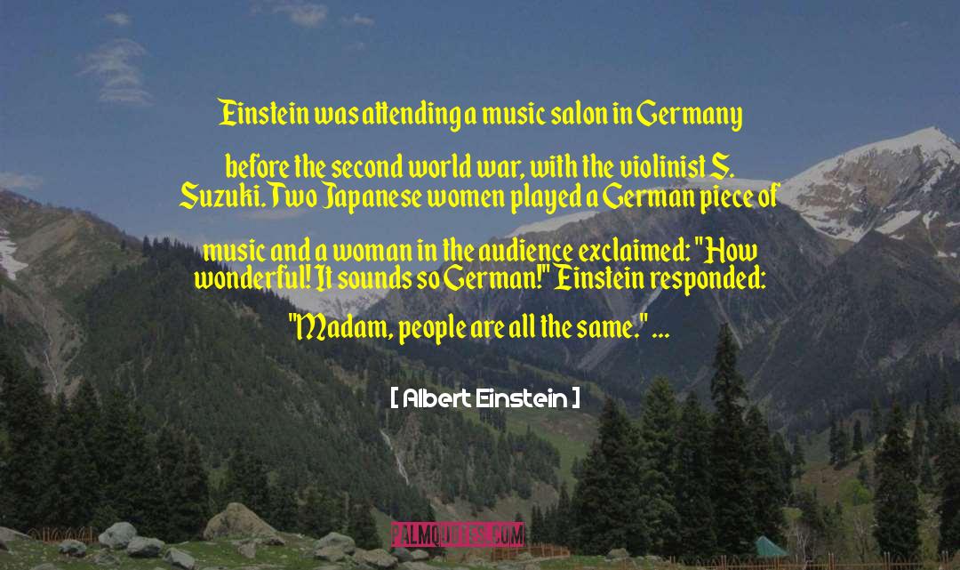 Nature S Music quotes by Albert Einstein