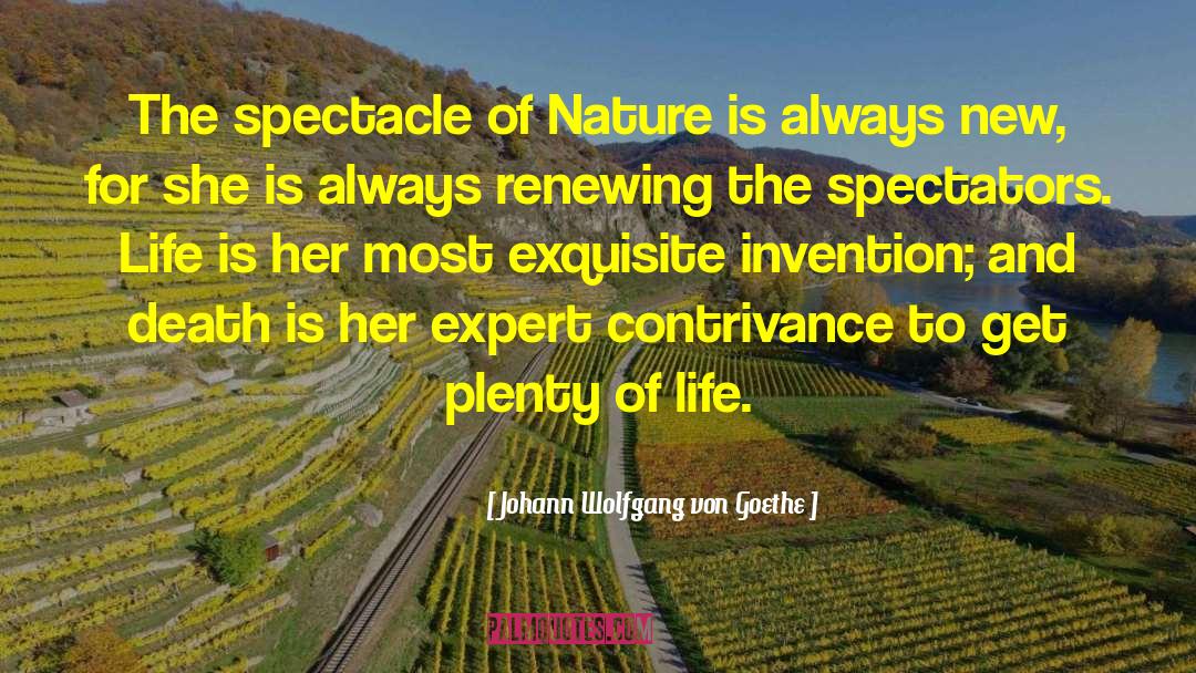 Nature Understands quotes by Johann Wolfgang Von Goethe