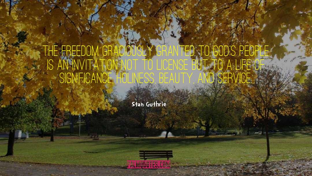 Natures Beauty quotes by Stan Guthrie