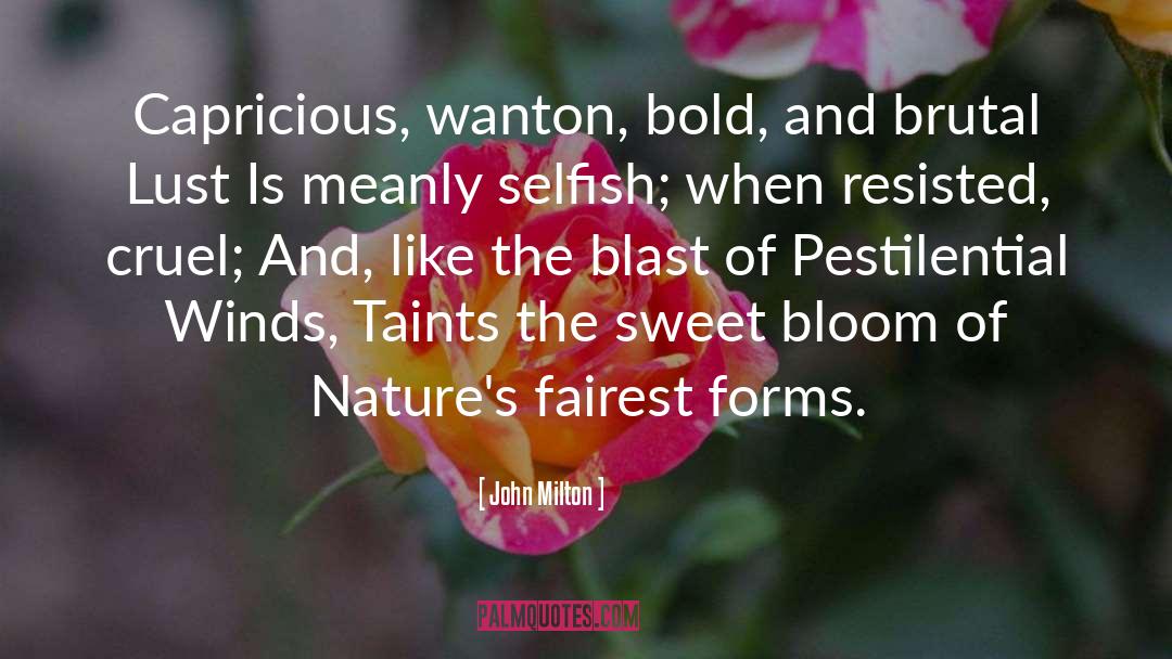 Natures Bounty quotes by John Milton