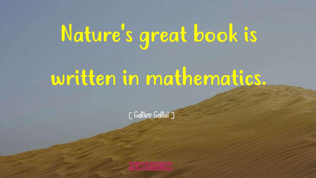 Natures quotes by Galileo Galilei
