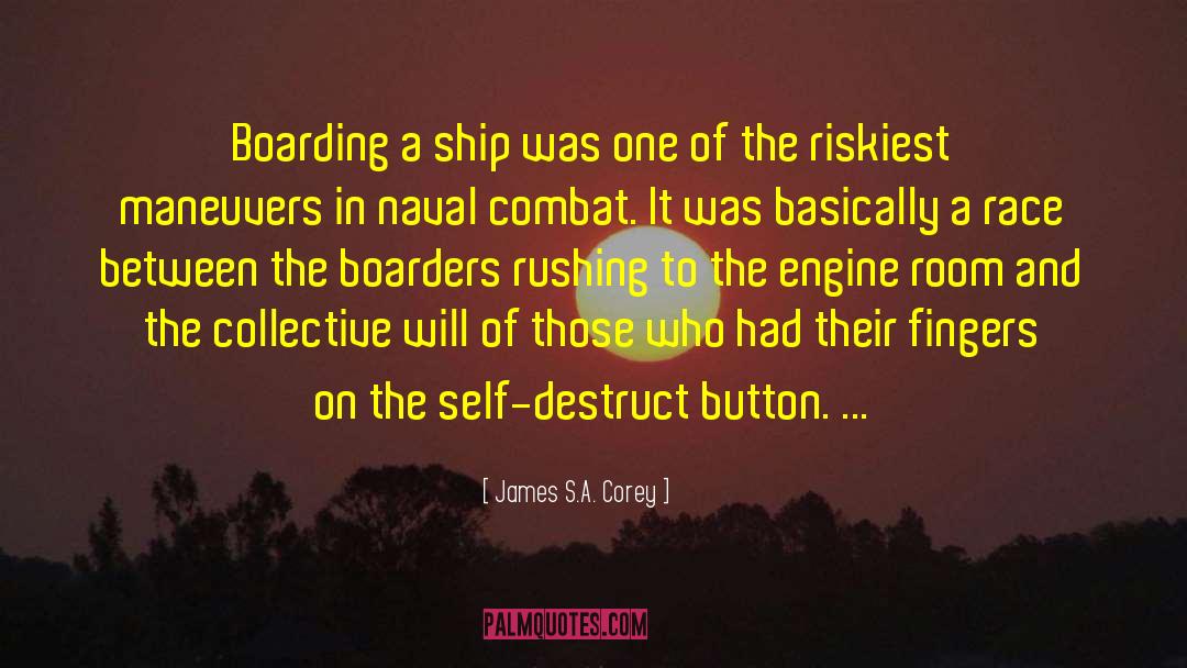 Naval quotes by James S.A. Corey