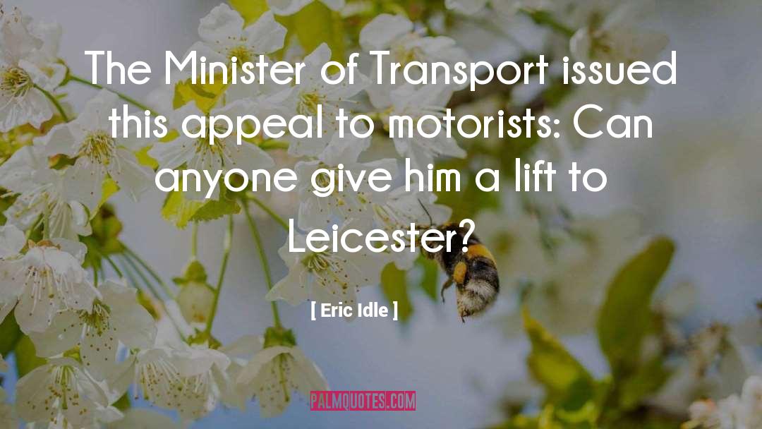 Navata Transport quotes by Eric Idle