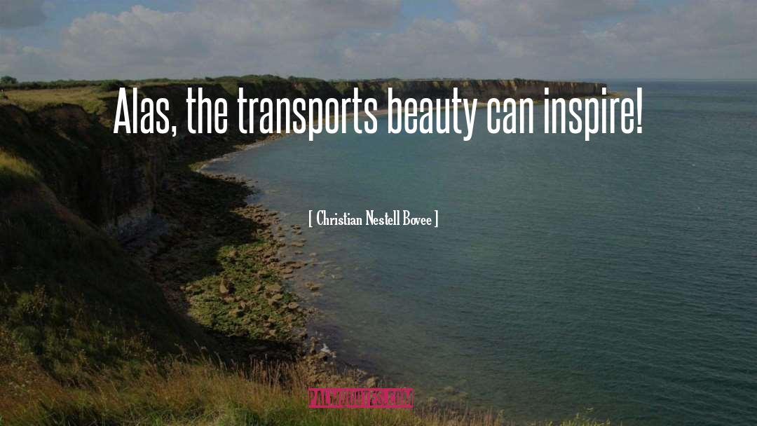 Navata Transport quotes by Christian Nestell Bovee