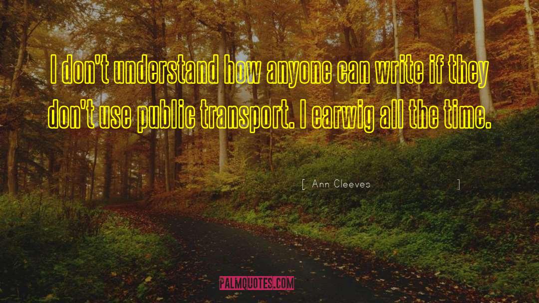 Navata Transport quotes by Ann Cleeves