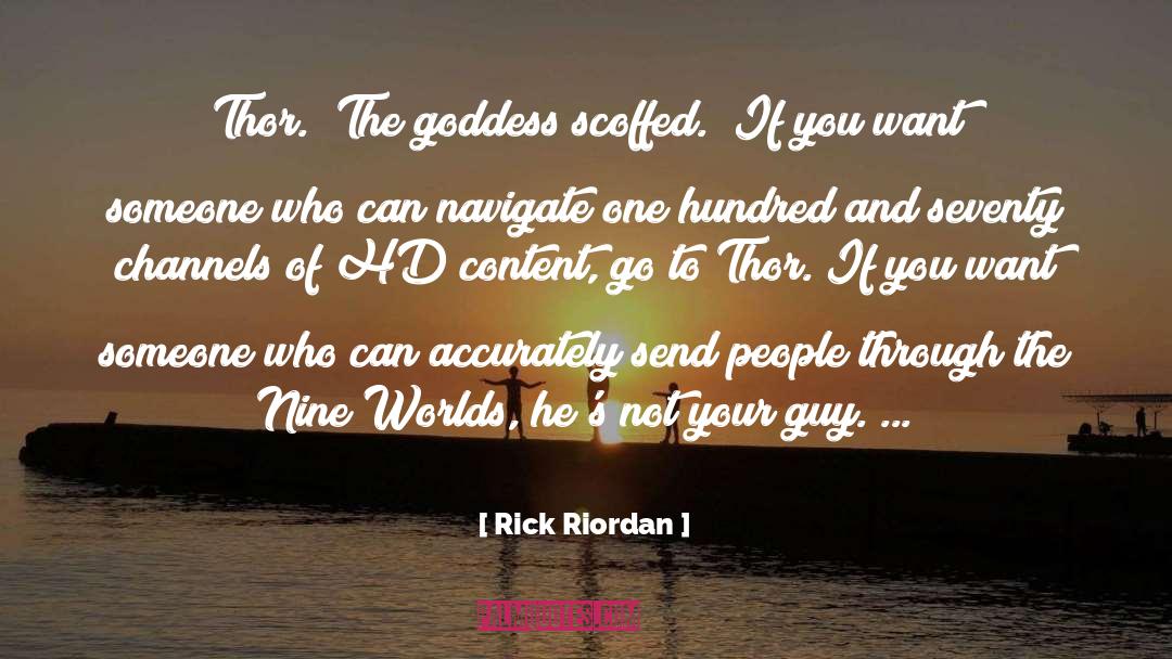 Navigate quotes by Rick Riordan