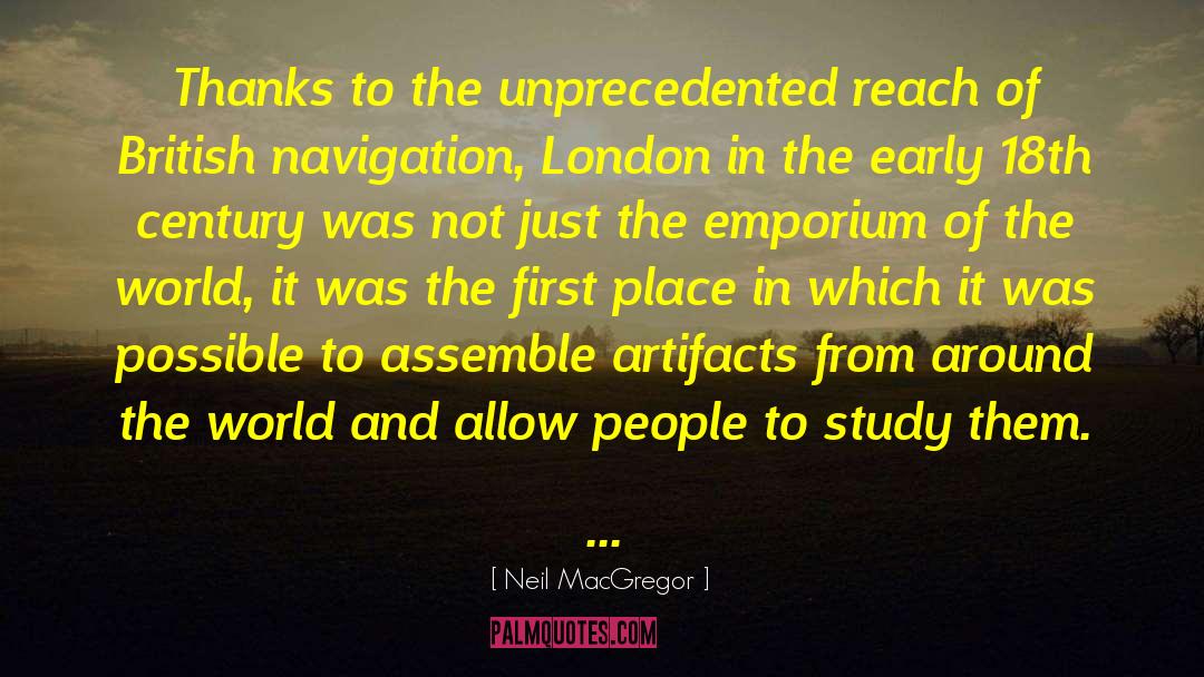 Navigation quotes by Neil MacGregor