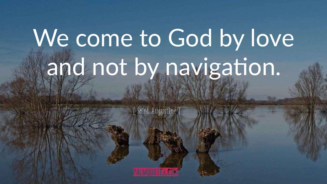 Navigation quotes by Saint Augustine