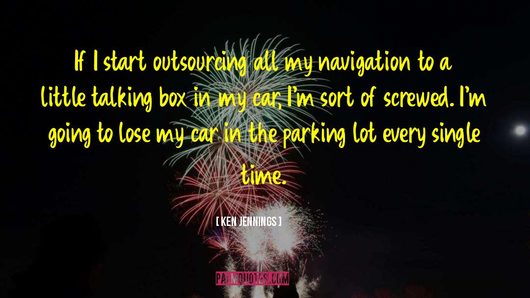 Navigation quotes by Ken Jennings