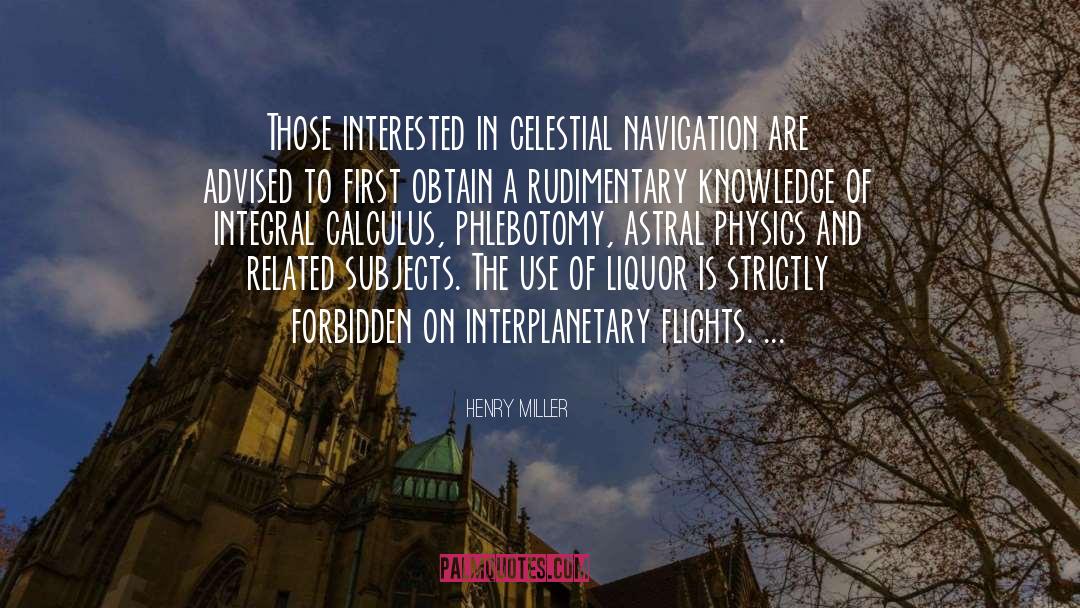 Navigation quotes by Henry Miller