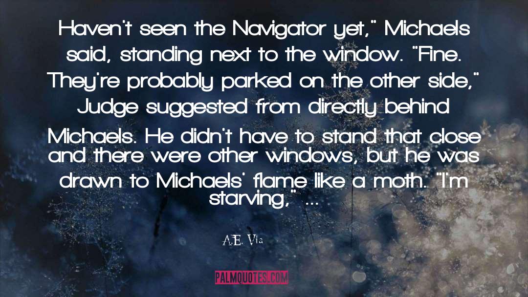 Navigator quotes by A.E. Via