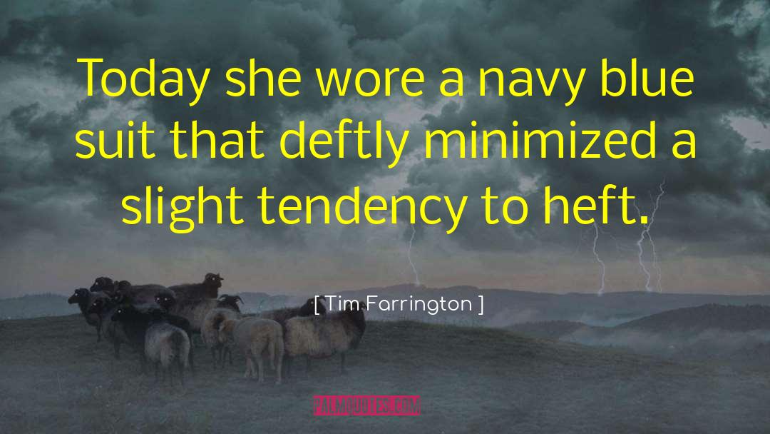 Navy Blue quotes by Tim Farrington