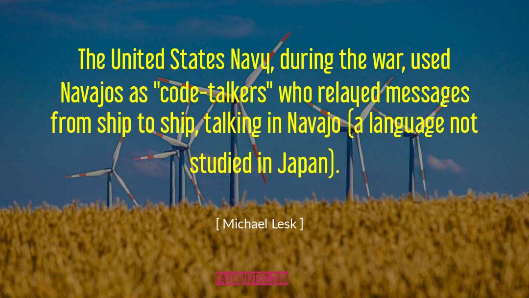 Navy quotes by Michael Lesk