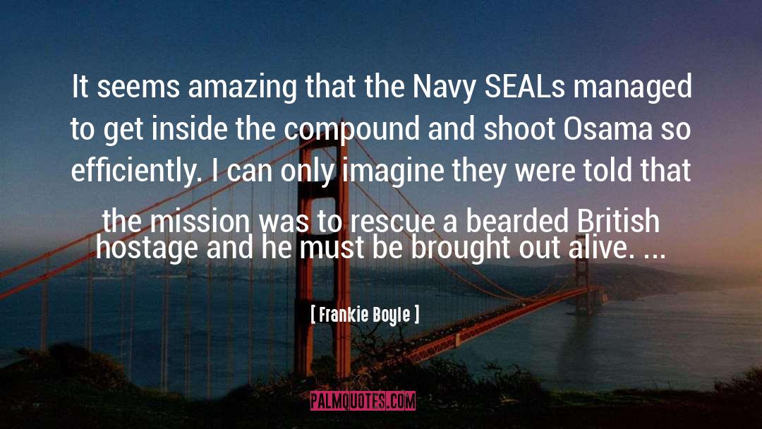 Navy Seals quotes by Frankie Boyle