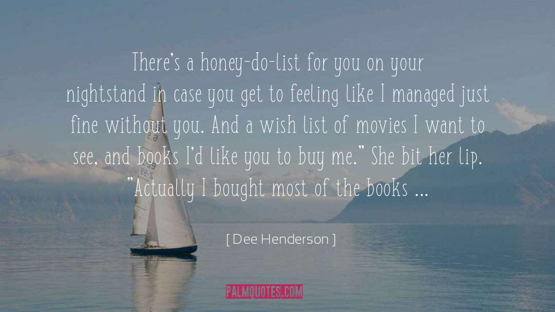 Nawroth Wish List quotes by Dee Henderson
