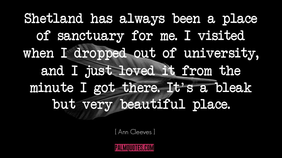 Nayomi Sanctuary Resort quotes by Ann Cleeves