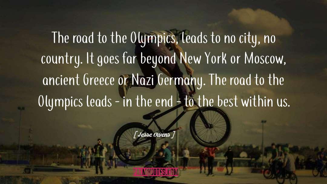 Nazi Germany quotes by Jesse Owens