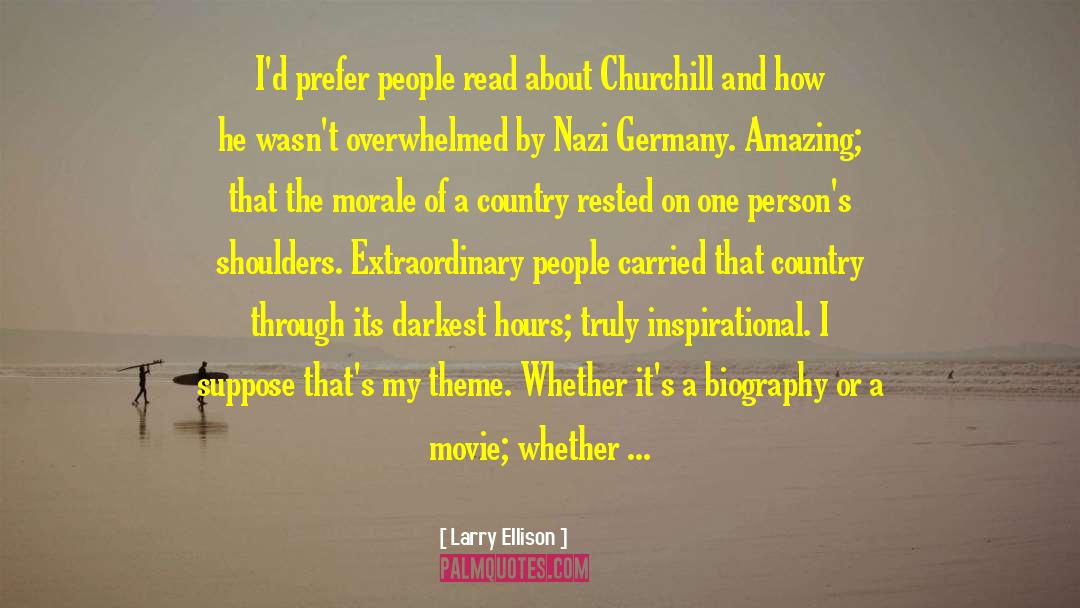 Nazi Germany quotes by Larry Ellison