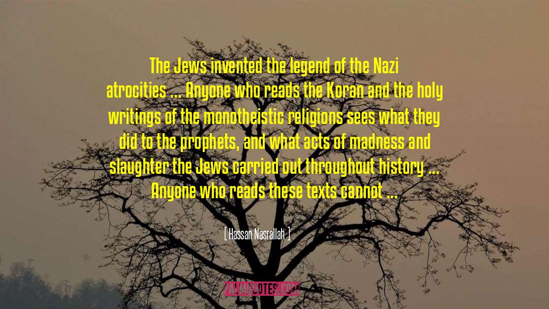 Nazi quotes by Hassan Nasrallah
